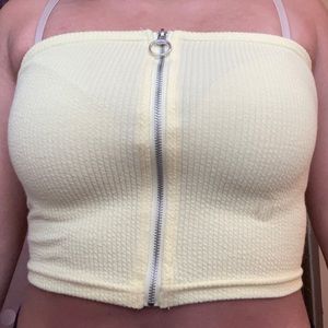 yellow tube top